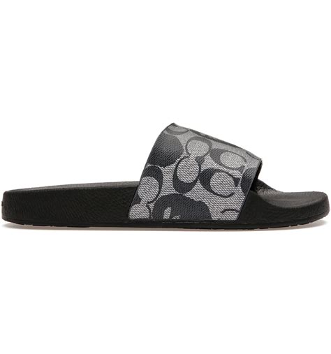 goyard x bape slides|A Bathing Ape Slide Coach Black Grey .